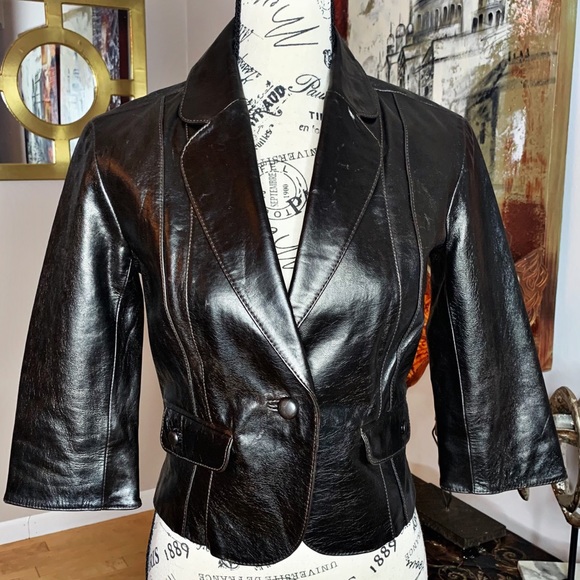 Vintage Gianfranco Rossi 3/4 Length Sleeve Moto - Picture 2 of 7